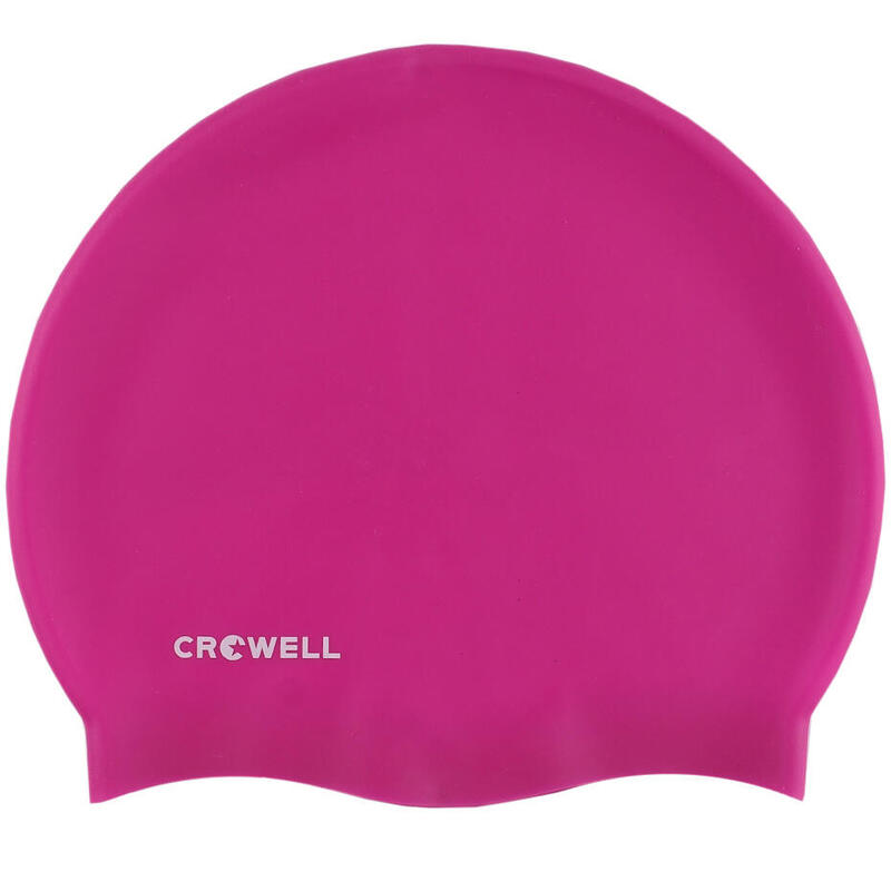 Czepek pływacki silikonowy dla dorosłych Crowell Mono Breeze fioletowy