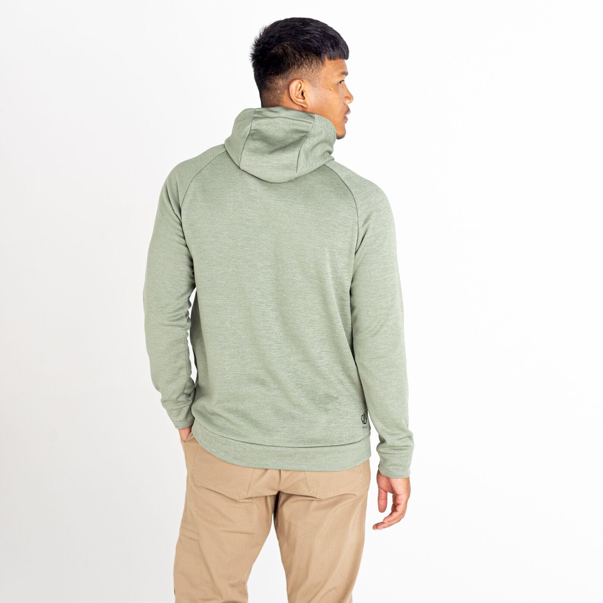 Mens Out Calling Marl Hoodie (Agave Green) 2/5