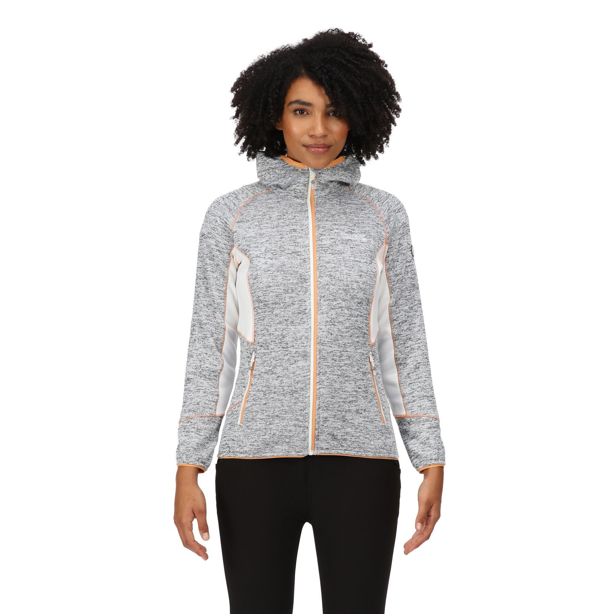 Womens/Ladies Walbury III Full Zip Fleece Jacket (White) 4/5