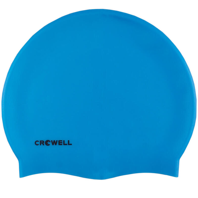 Czepek pływacki silikonowy dla dorosłych Crowell Mono Breeze niebieski
