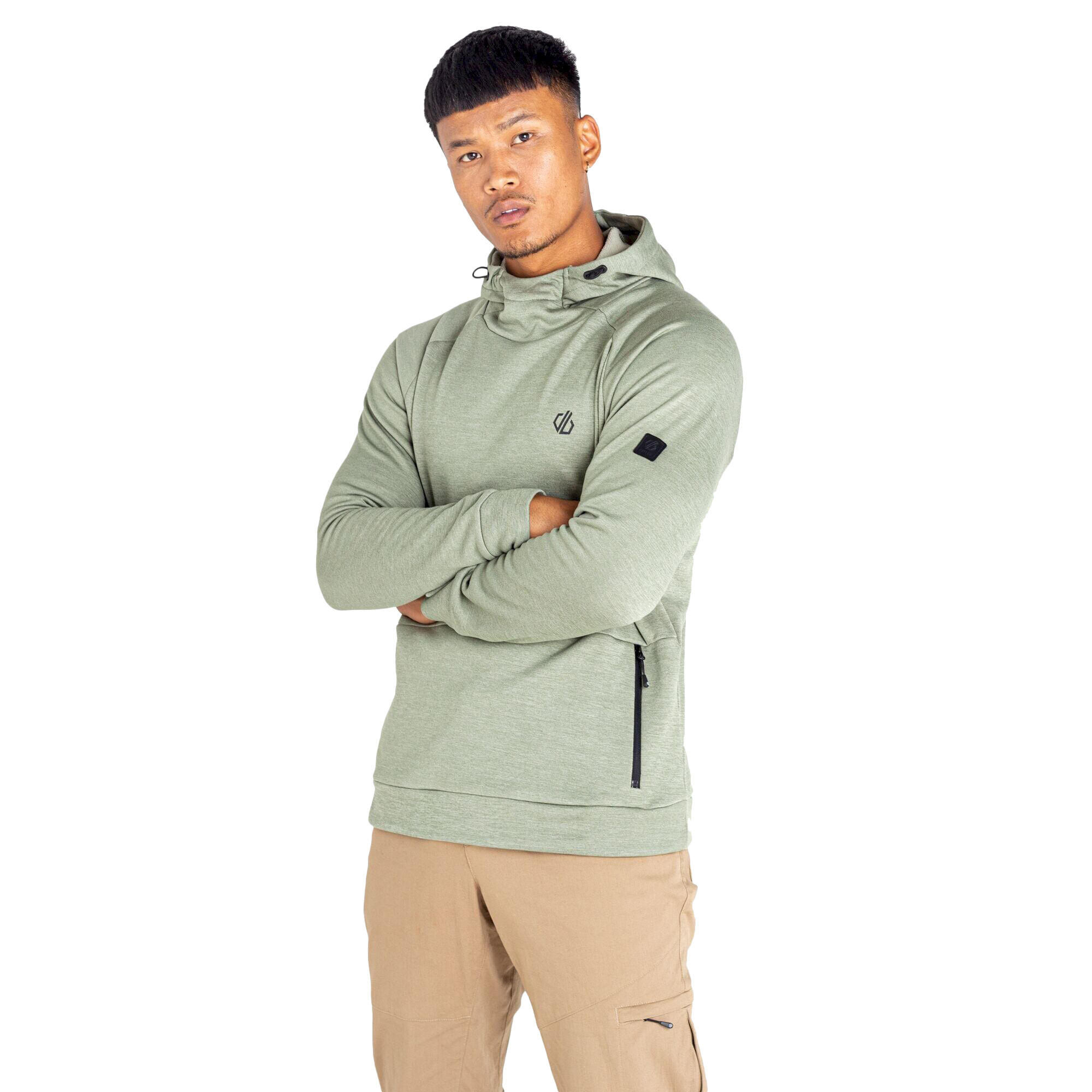 Mens Out Calling Marl Hoodie (Agave Green) 1/5