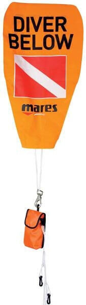 MARES Mares Safety Stop Marker Buoy - Orange
