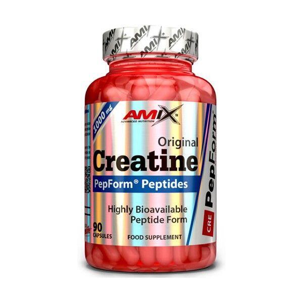 Amix PepForm Creatina 90 caps - Mejora la Fuerza Muscular y Rendimiento Físico