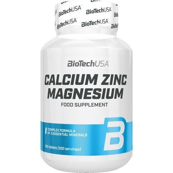 BioTechUSA Calcium Zinc Magnesium 100 Tabletas