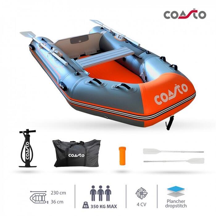 onder Technologie Spotlijster Opblaasbare boot met peddels - BT-CDS25OD - met accessoires - 250x140 cm |  COASTO | Decathlon.nl