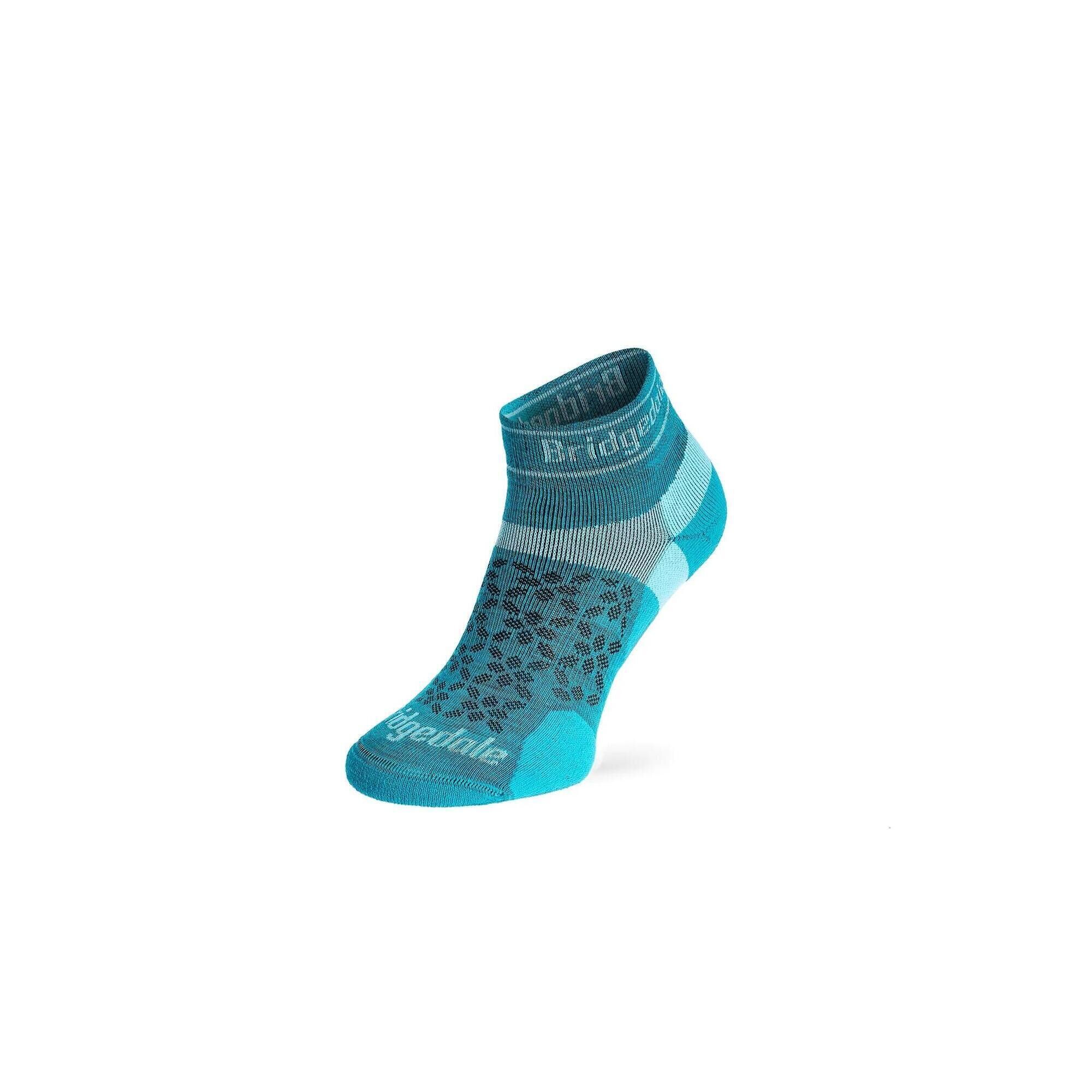 BRIDGEDALE TRAIL RUN Ultralight T2 Merino Sport Low Women's - Teal blue