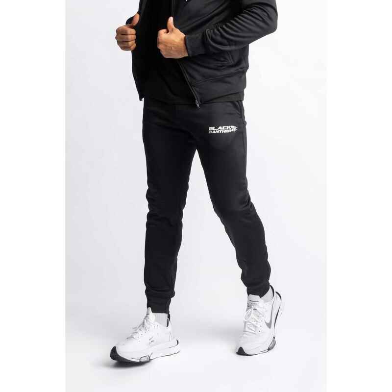 Black Panther Joggingshose Fitness Slim Fit - Herren - Schwarz Media 1