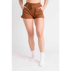 LOEWI Short Cardio Fitness Côtelé - Femme - Brun