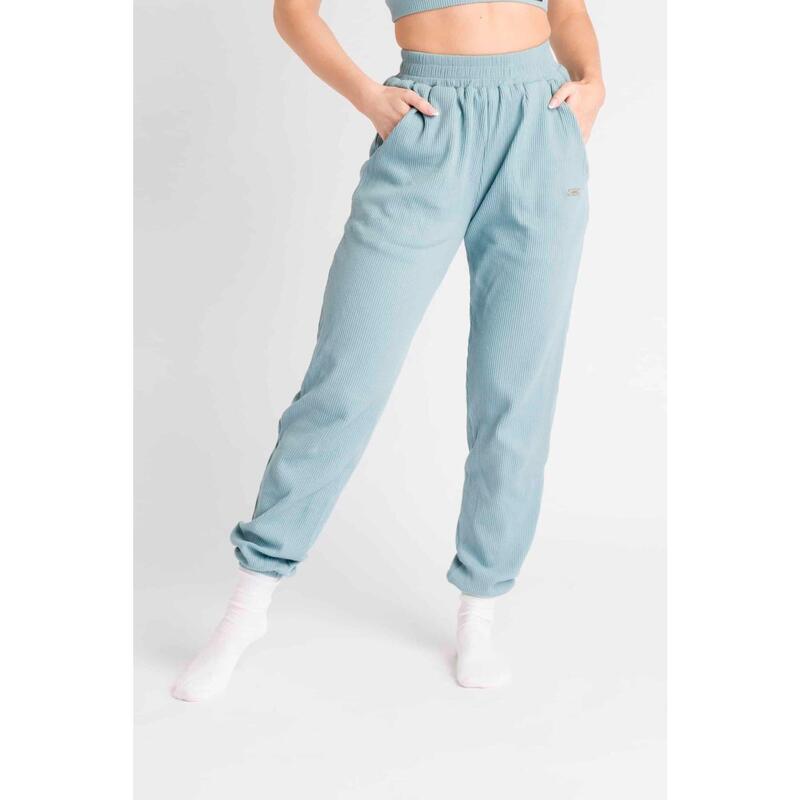 LOEWI Pantalones De Deporte Acanalados - Fitness - Mujer - Azul