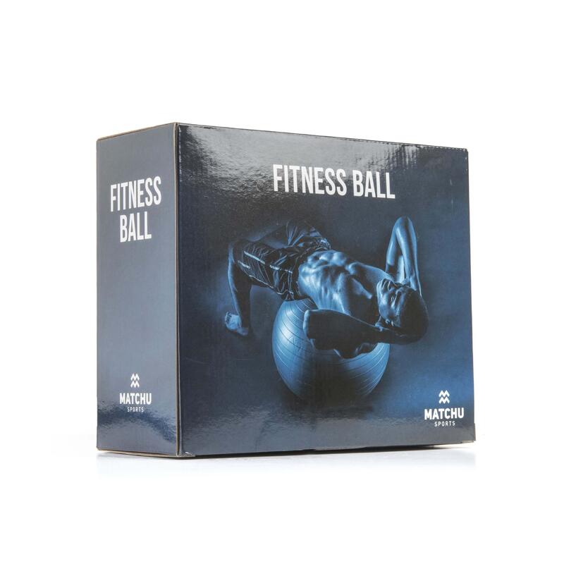 Gymnastikball - Fitness ball - 65 cm - Silber