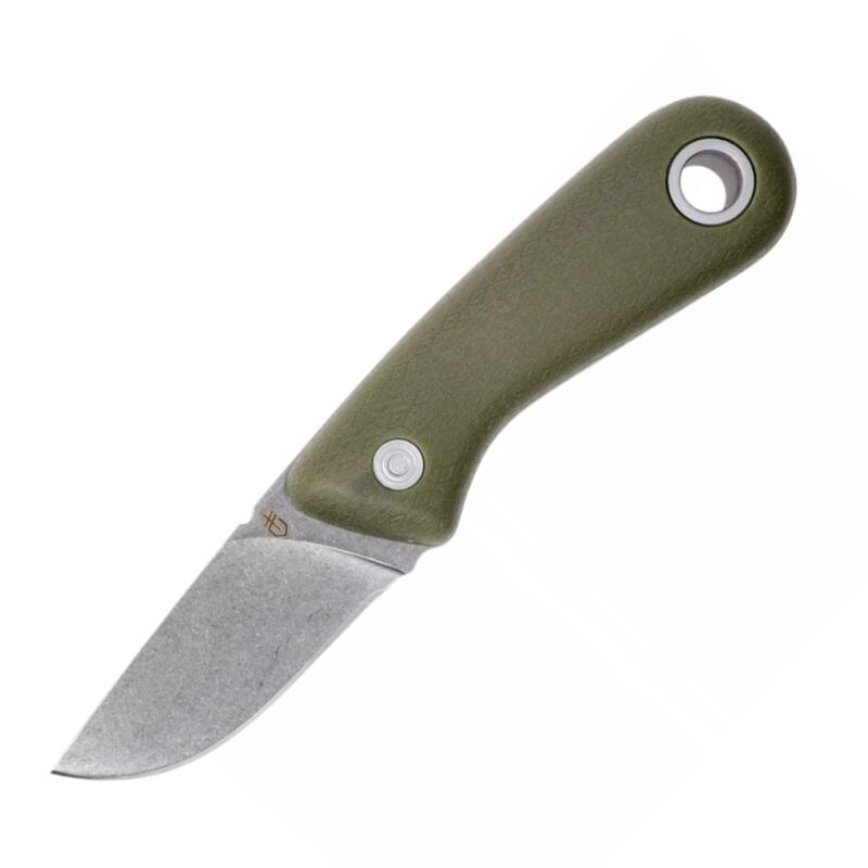 Couteau de survie Vertebrae Flat Sage - compact - Vert