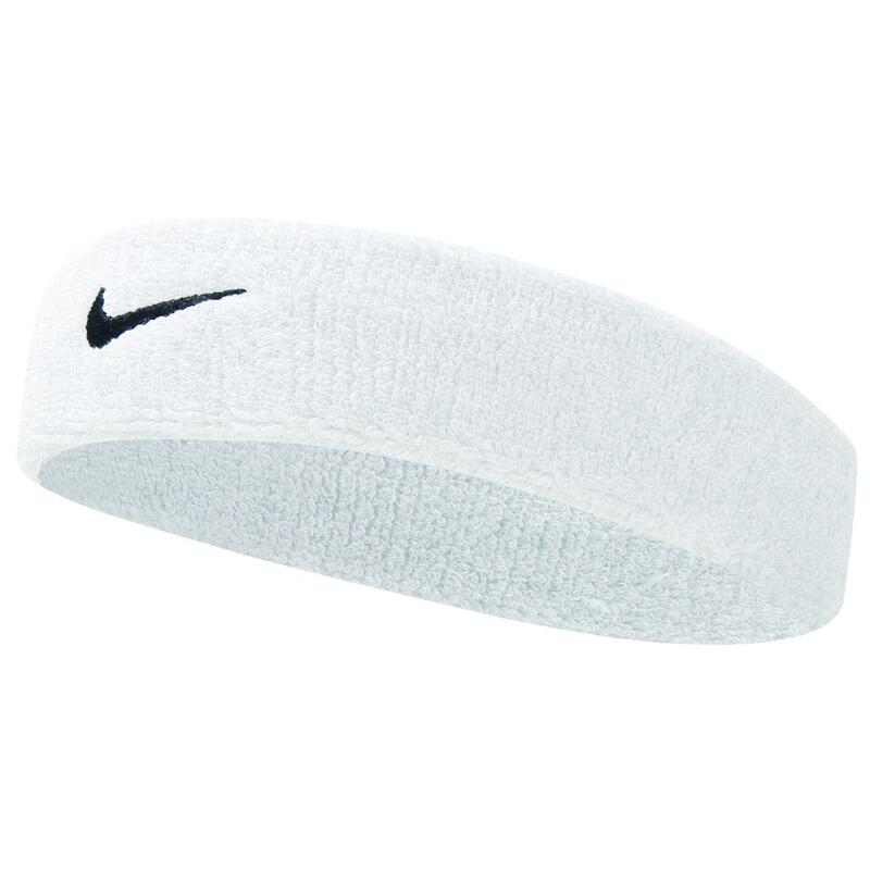 Faixa De Cabeça Nike Swoosh Branca Adulto