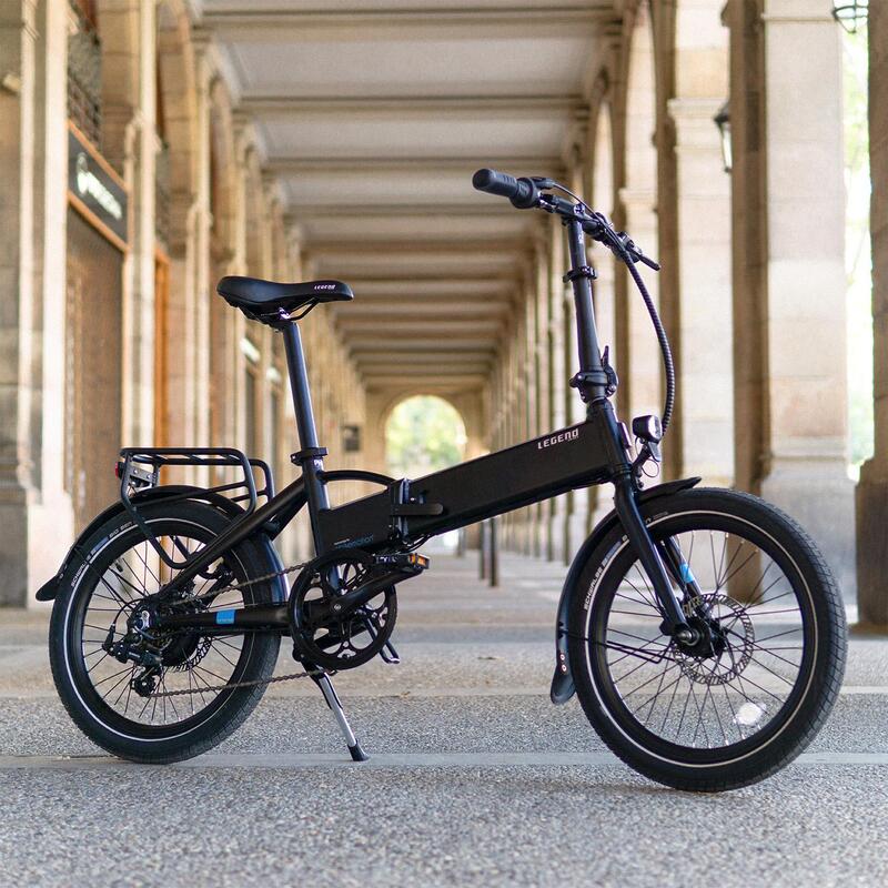 Bicicleta eléctrica plegable 20" Smartbike - Legend Monza 14Ah Negro Onyx