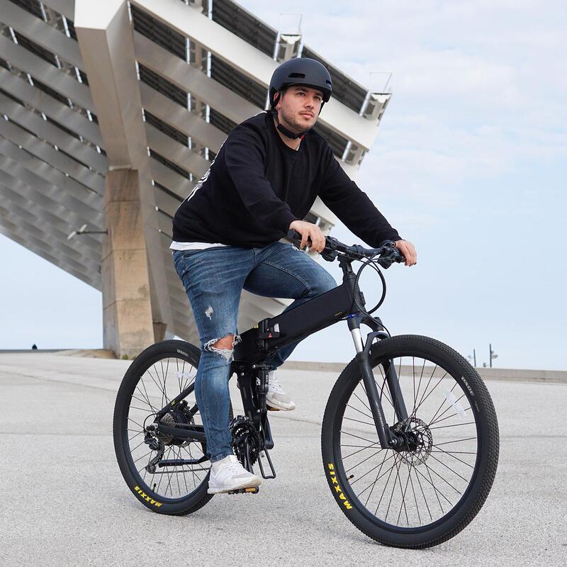 Bicicleta eléctrica MTB plegable 27.5" Smartbike - Legend Etna 14Ah Negro Onyx