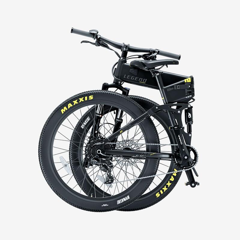 Bicicletta MTB Elettrica Pieghevole 27.5" - Legend Etna SR 14Ah Nera