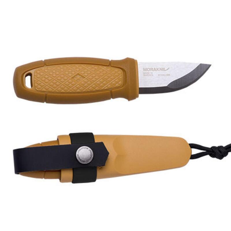 Survivalmes Eldris Neck Knife Sandvik staal - Geel