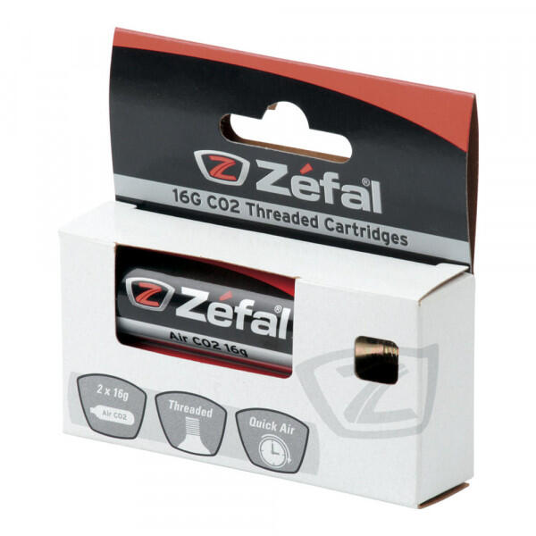 Zefal Blister 2 Cartuchos De Aire Co2 16 G Con Rosca