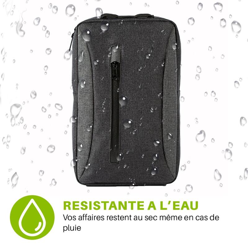 Sacoche étanche pour trottinette Wantalis Trotcase Deluxe (20,5x33x8)