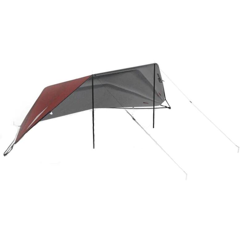 Canopy 2-in-1 - tarp en hangmat 330 x 120 - Rood