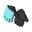 JAG'ETTE WOMEN'S CYCLING GLOVES - Screaming Teal/Neon Pink