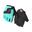 BRAVO JR KIDS CYCLING GLOVES - SCREAMING TEAL/ NEON PK