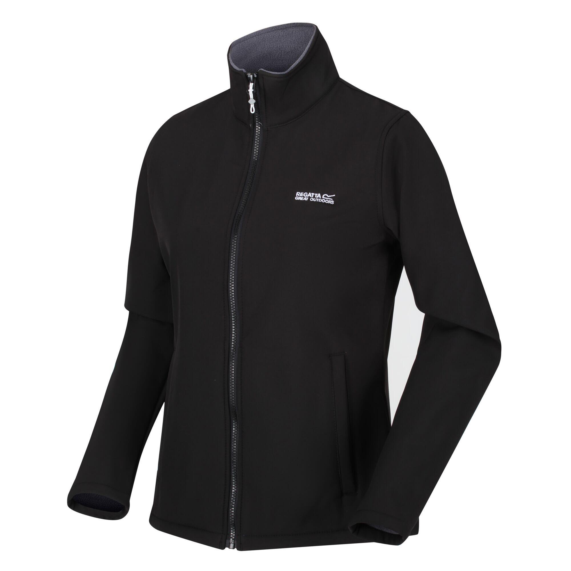 Womens/Ladies Connie V Softshell Walking Jacket (Black) 4/5