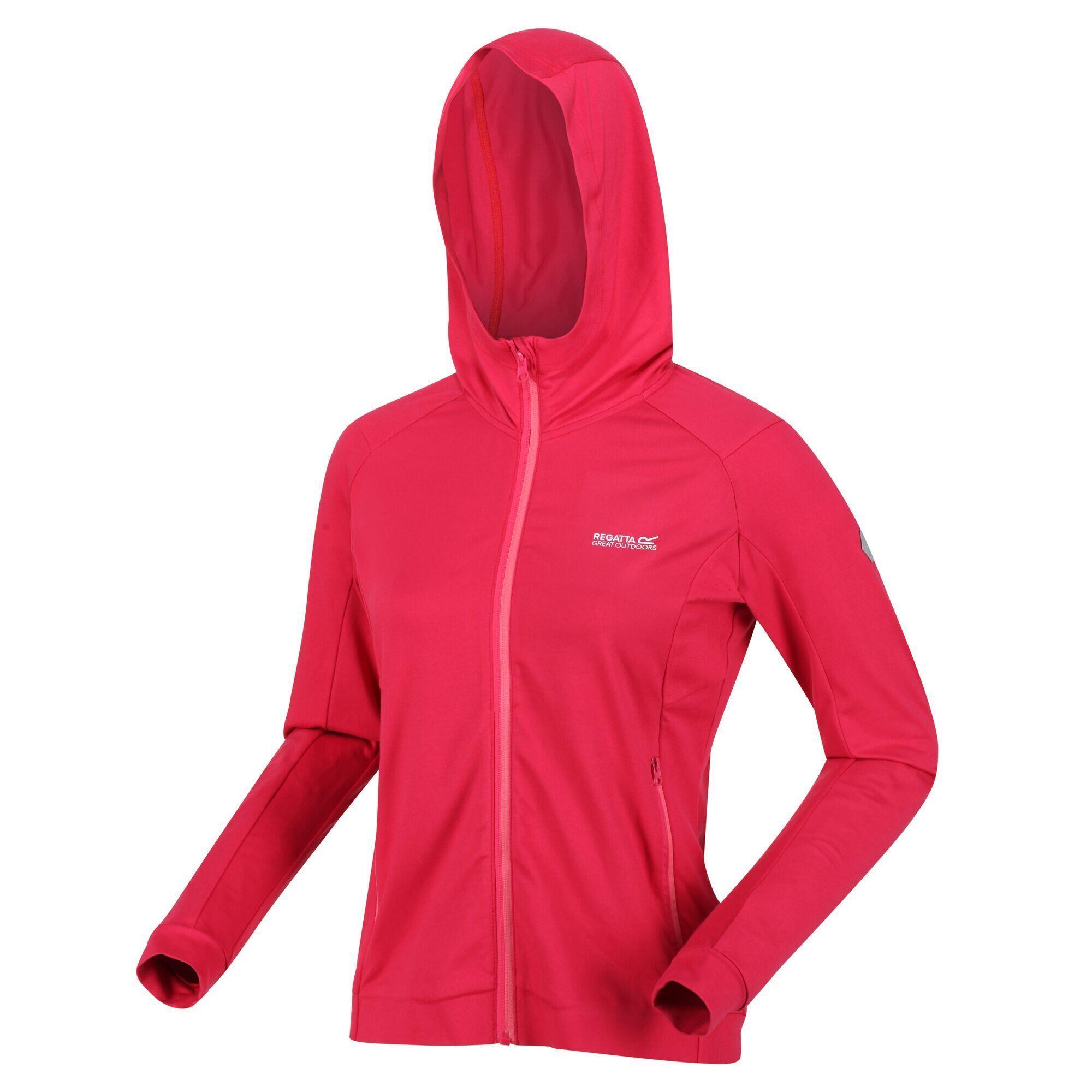 Womens/Ladies Cuba II Soft Shell Jacket (Rethink Pink) 3/5