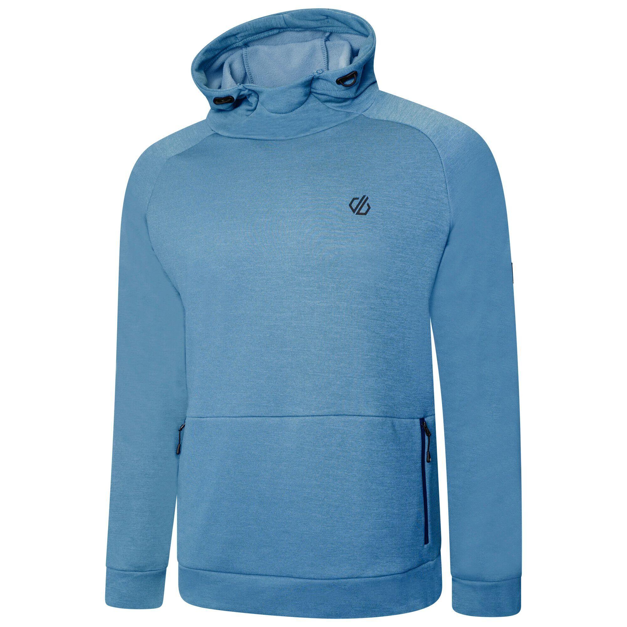 Mens Out Calling Marl Hoodie (Stellar Blue) 3/5