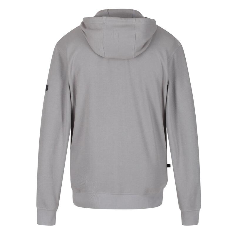 Felpa Con Cappuccio E Zip Intera Uomo Regatta Lyman Grigio Minerale