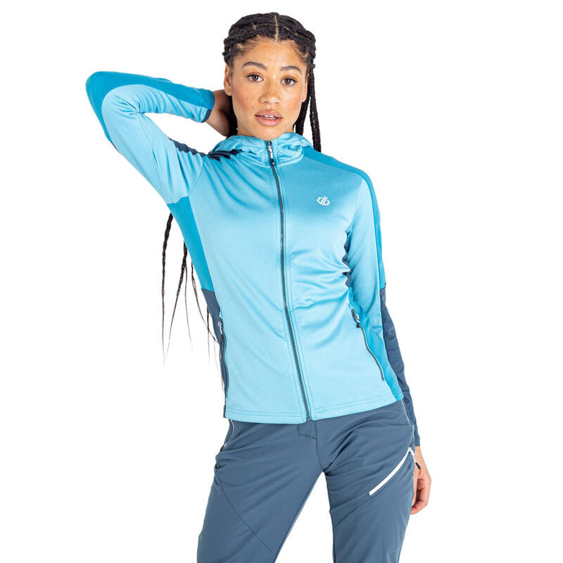 Dames Convey Core Stretch Gerecycleerd Jasje (Kristal Zeeën/Capri Blauw)