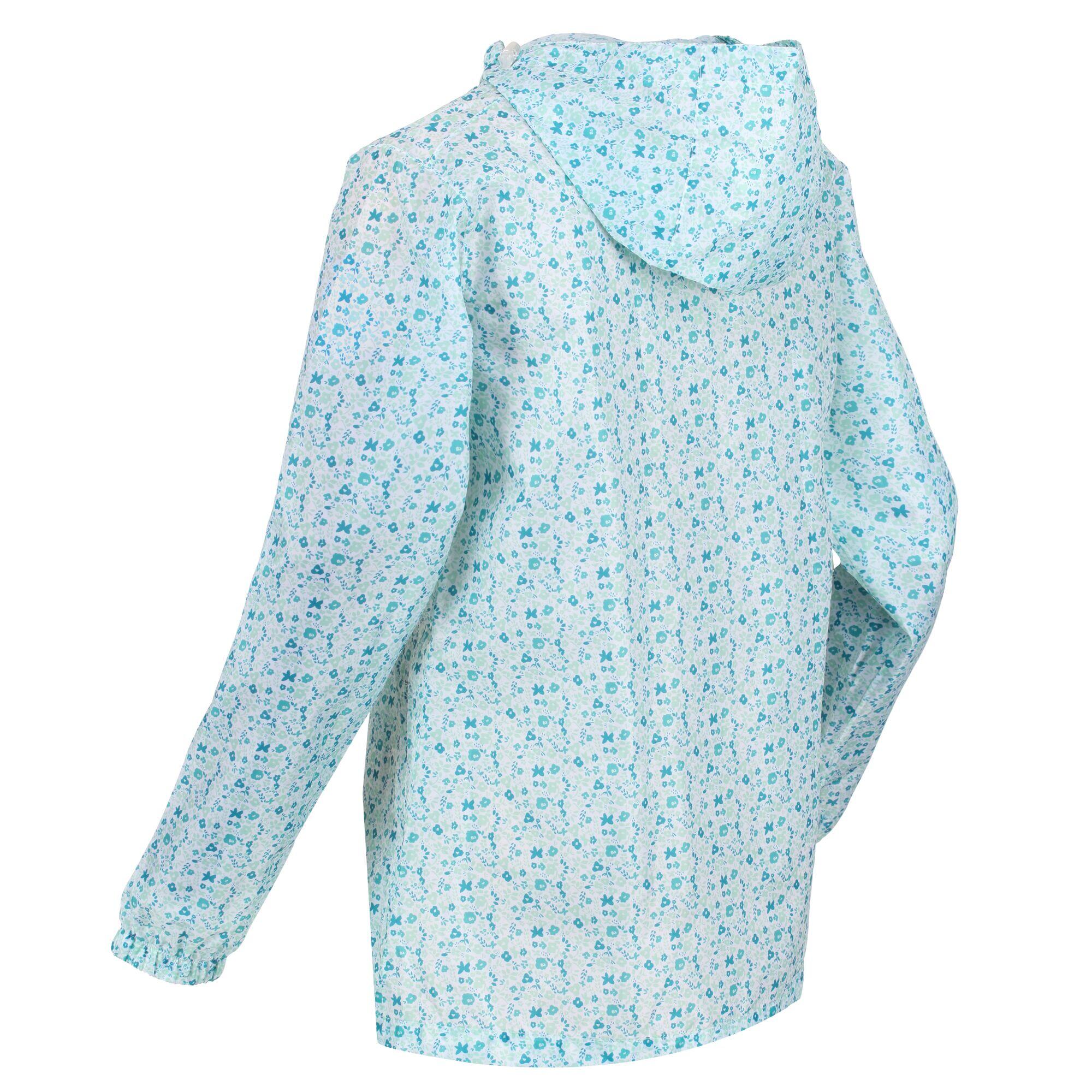 Womens/Ladies Pack It Ditsy Print Waterproof Jacket (Ocean Wave) 4/5