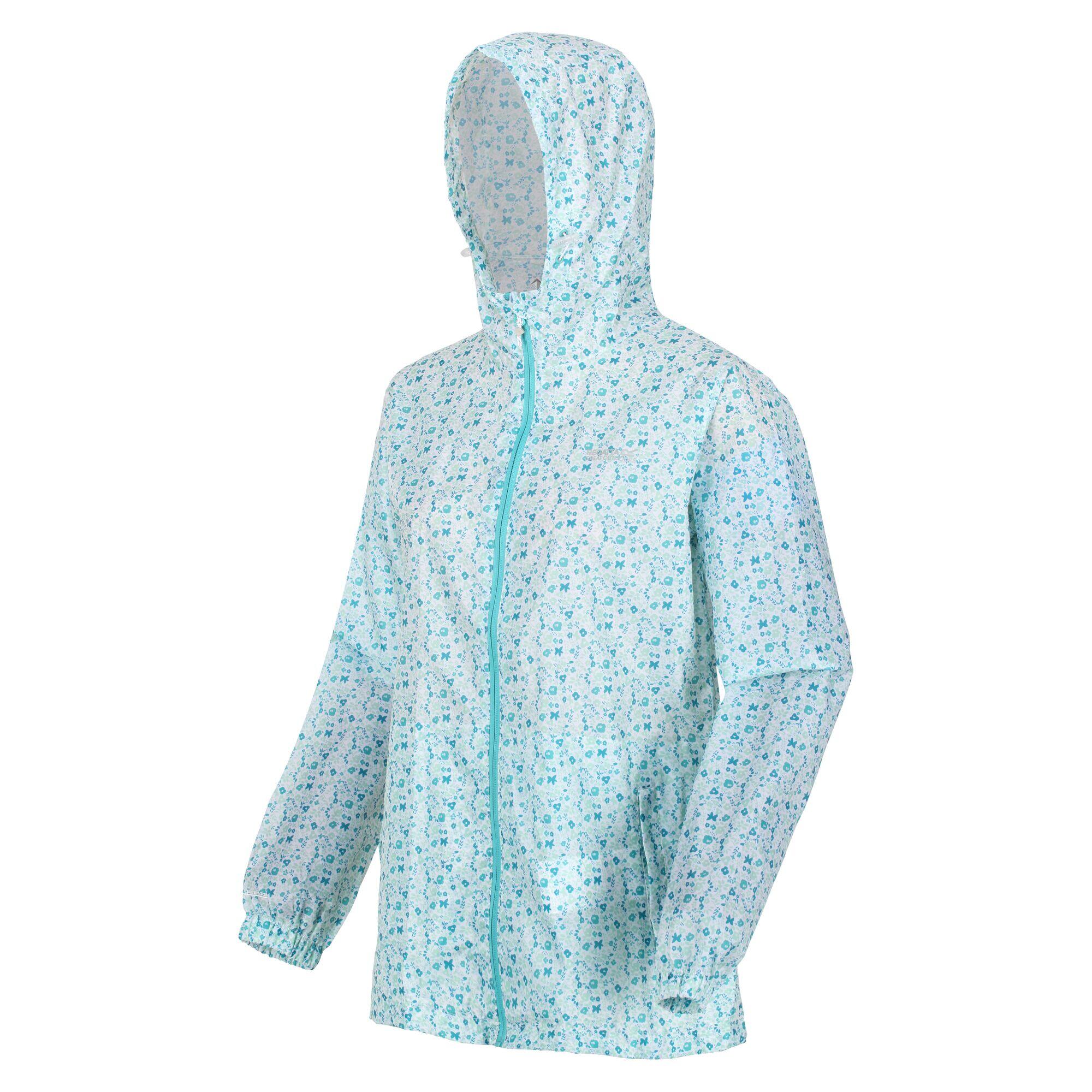 Womens/Ladies Pack It Ditsy Print Waterproof Jacket (Ocean Wave) 3/5