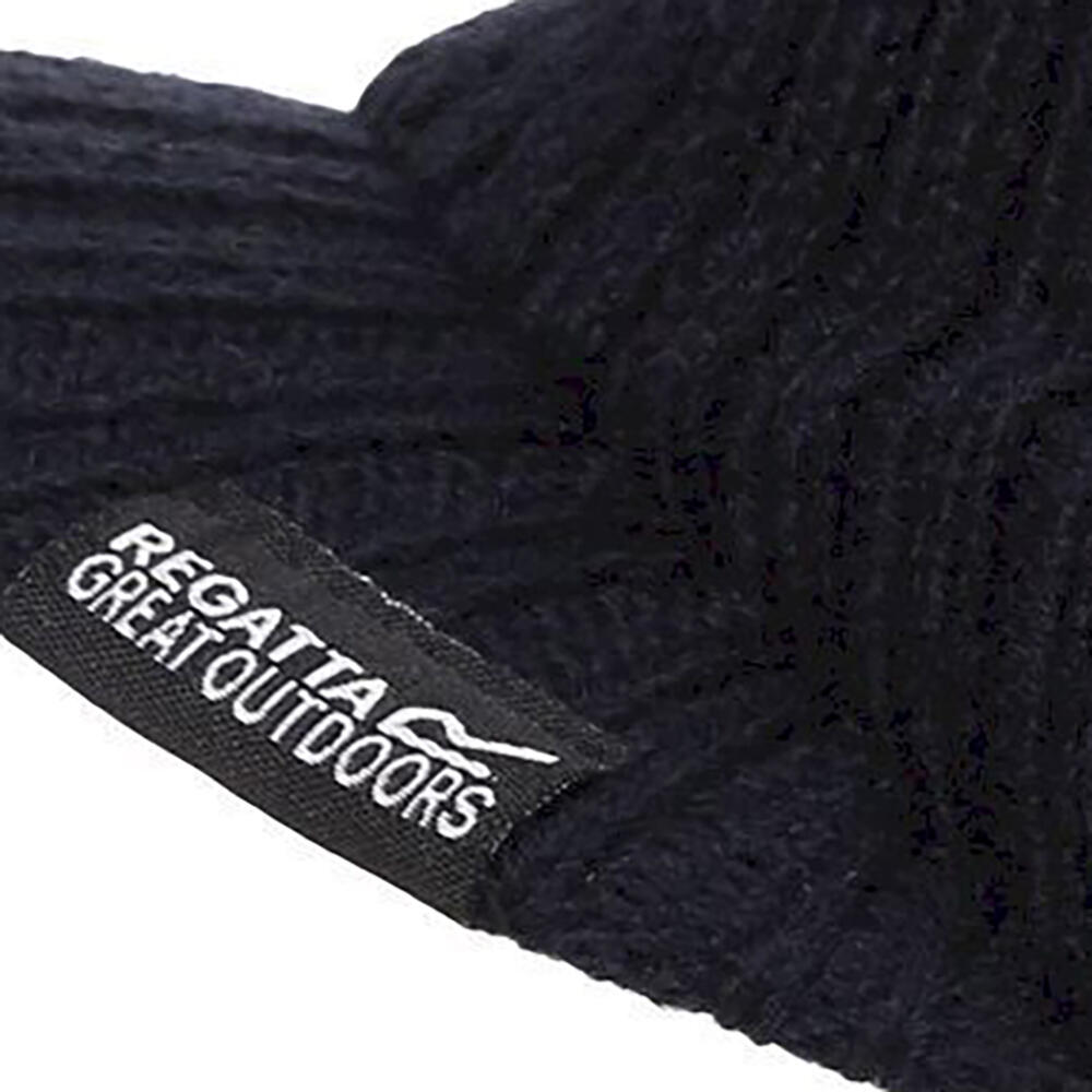 Mens Anvil Knitted Winter Hat (Navy) 2/4