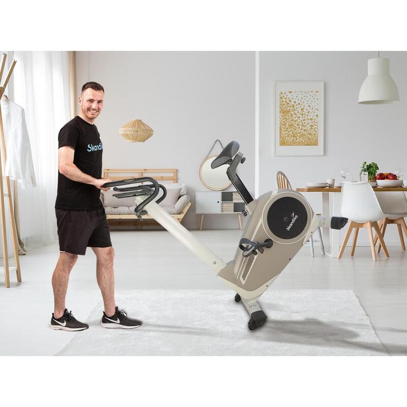 Hometrainer ergometer Morpheus -  Beige - Traagheid 12 kg