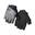 BRAVO GEL ADULT CYCLING GLOVES - GREY/BLACK