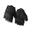 BRAVO GEL ADULT CYCLING GLOVES - BLACK/BLACK