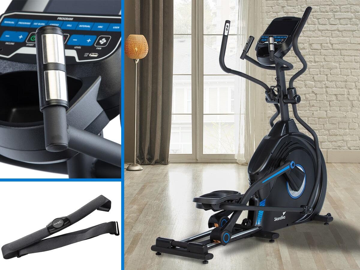 Vélo elliptique  connecté Cardio Cross Carbon Conqueror - Bluetooth -Console LCD 3/8