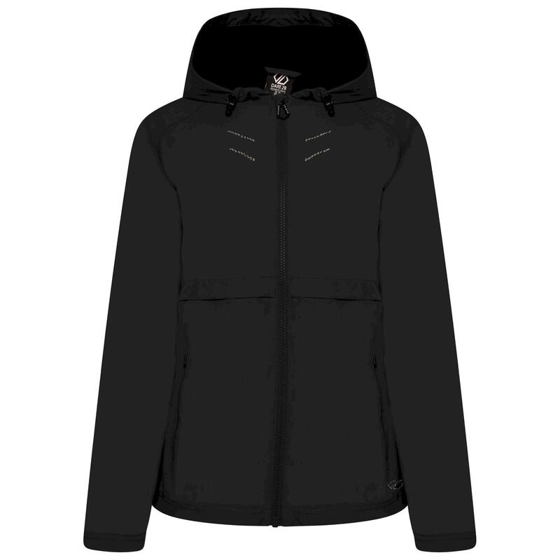 "Crystallize" Jacke, wasserfest für Damen Schwarz