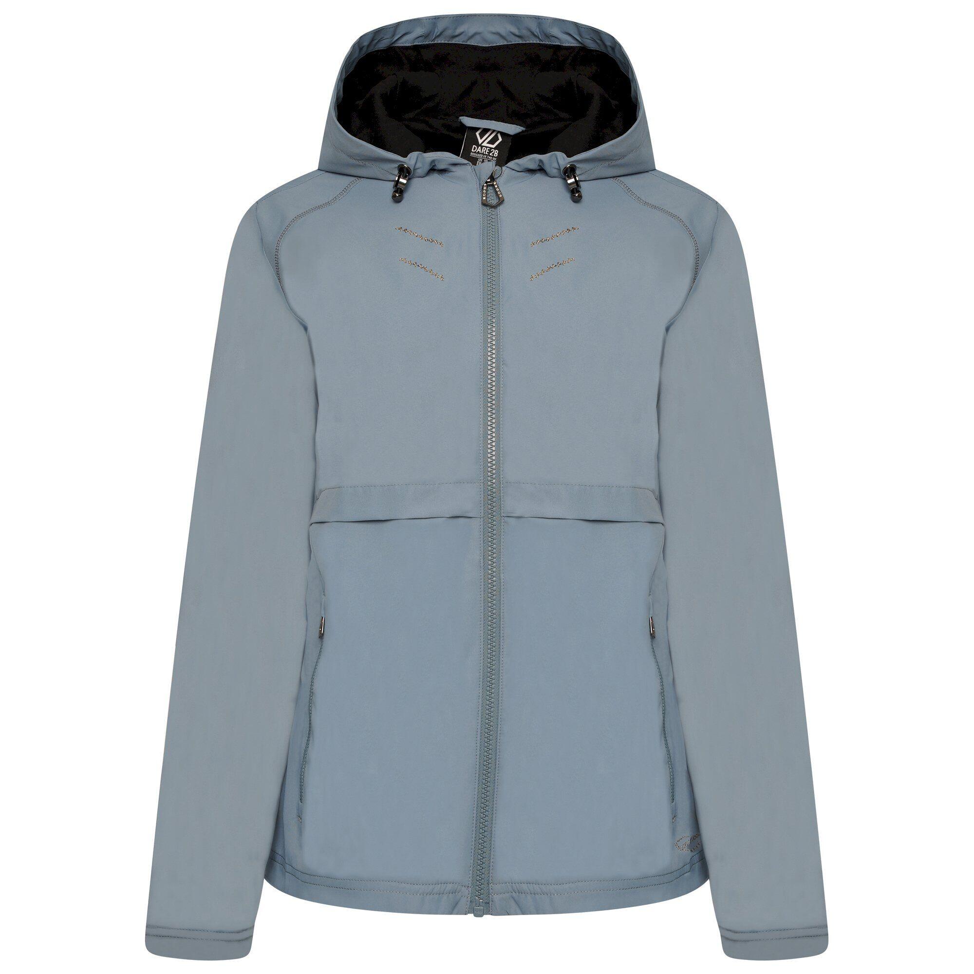 Women's CRYSTALLIZE waterproof jacket (Light denim)