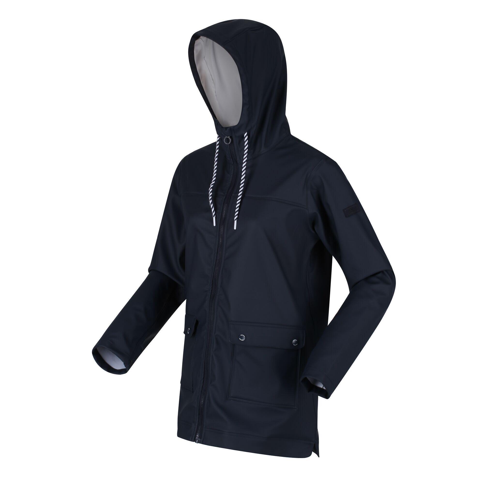 Womens/Ladies Tinsley Waterproof Jacket (Navy) 4/5