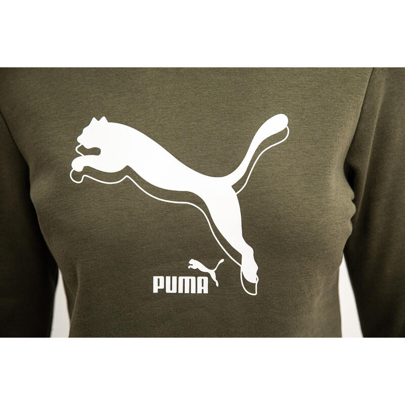 Cappuccio Puma Power Logo, Verde, Donne