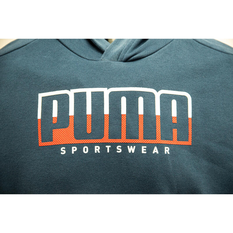 Pulóver Puma Athletics Hoodie Tr, Kék, Férfiak