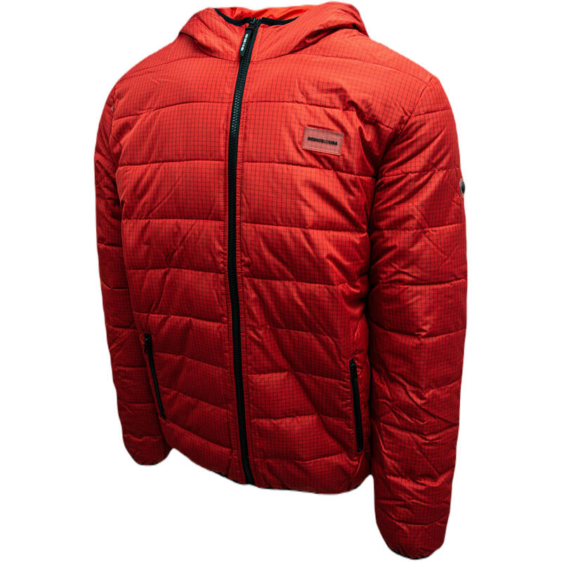 Chaqueta DC Shoes Turner Puffer Hooded, Rojo, Hombre