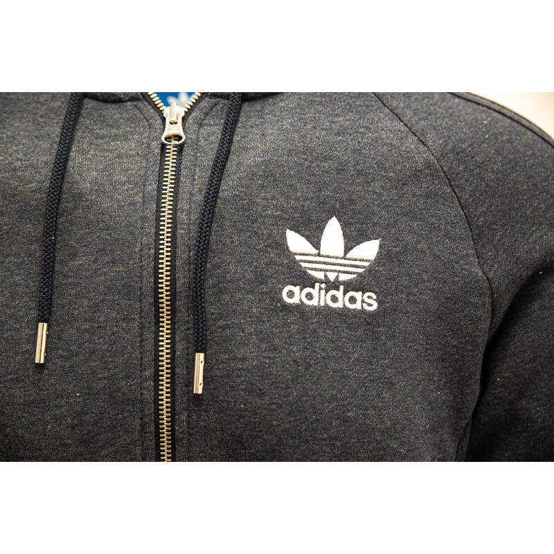 Hanorac barbati adidas Originals Essentials Fullzip, Albastru