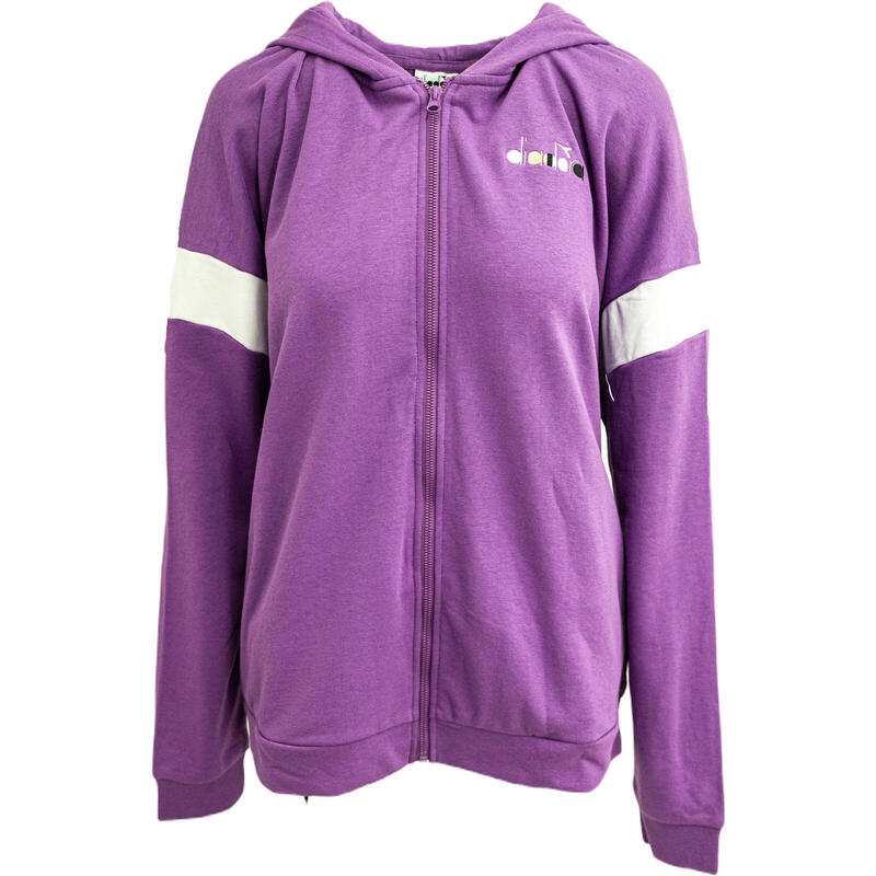 Hoodie Diadora Fz Spotlight, Roxo, Mulheres