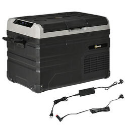 Nevera y congelador de compresor 45L Outsunny 71,1x46x50,6 cm  negro_C00-035V91
