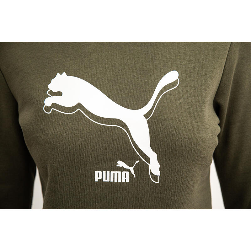 Pulóver Puma Power Logo, Zöld, Nők