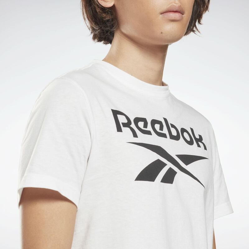 Camiseta Manga Corta Algodón Hombre Reebok Identity Big Logo