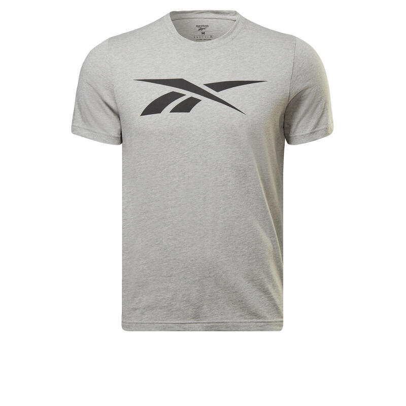 Camiseta Manga Corta Algodón Hombre Reebok Graphic Series Vector Gris