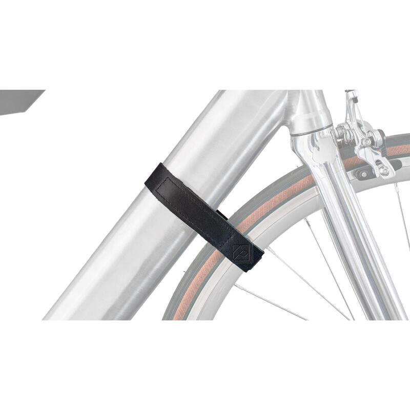 Correia de couro- Fixação da roda dianteira para Bicicleta- Preto - D-STRAP